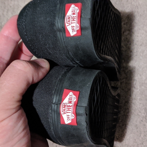 Vans black skate shoe men's 7 women's 8.5 - Picture 8 of 10